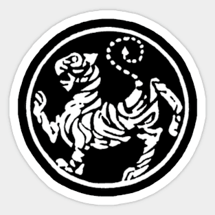 Shotokan White Tiger Sticker